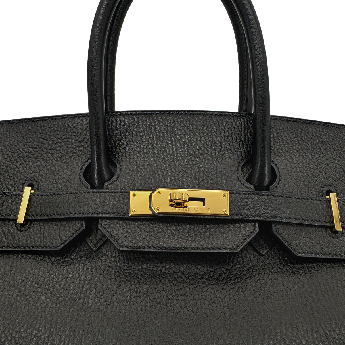Luxury Promise Japan HERMES BIRKIN 35 BLACK ARDENNES HAND BAG □D GHW 90277084