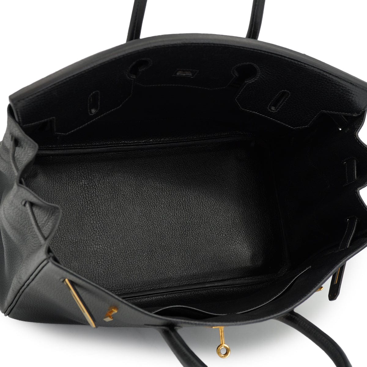 Luxury Promise Japan HERMES BIRKIN 35 BLACK ARDENNES HAND BAG GOLD HARDWARE 90327985