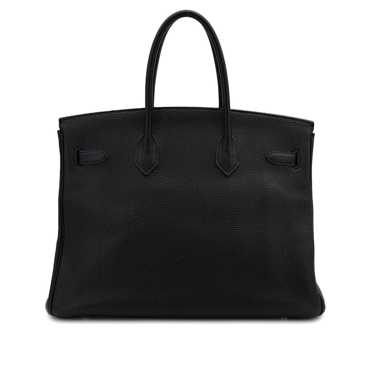 Luxury Promise Japan HERMES BIRKIN 35 BLACK TOGO HAND BAG 2006 SQUARE J PALLADIUM HARDWARE 90312933