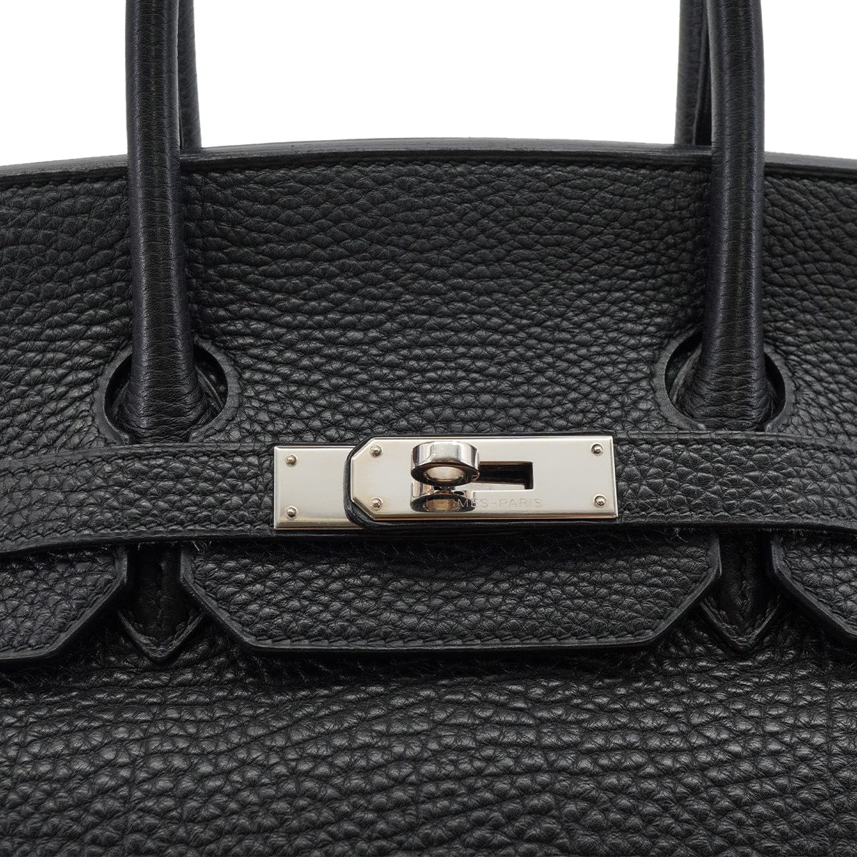 Luxury Promise Japan HERMES BIRKIN 35 BLACK TOGO HAND BAG 2007 SQUARE K PALLADIUM HARDWARE 90331854