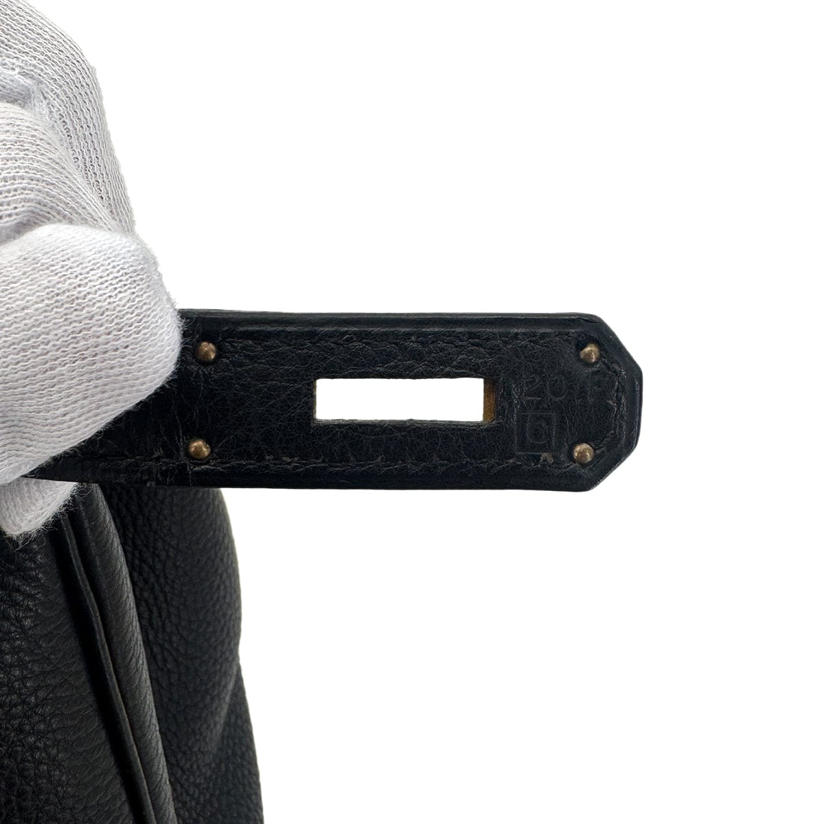 Luxury Promise Japan HERMES BIRKIN 35 BLACK TOGO HAND BAG □C GHW 90292047