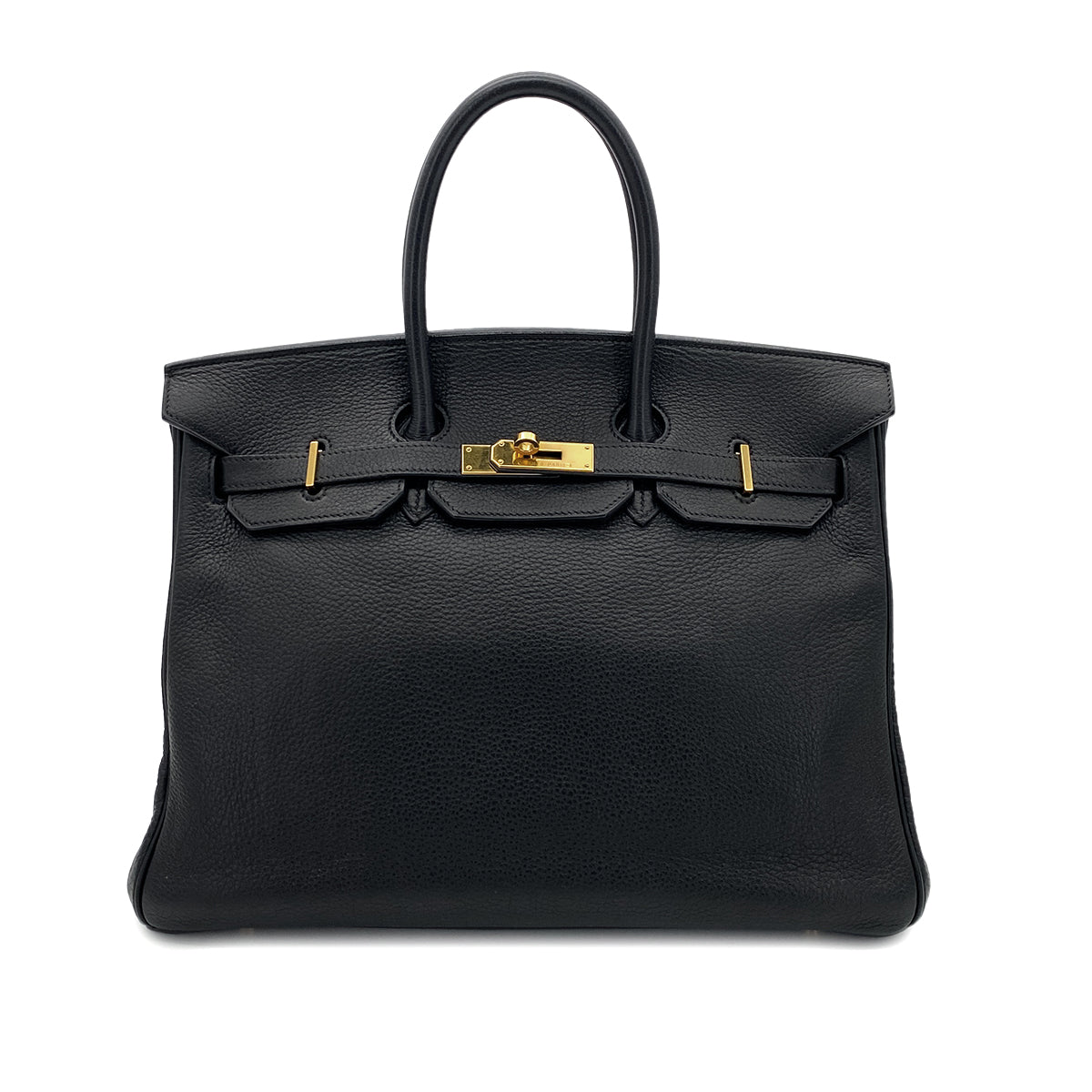 Luxury Promise Japan HERMES BIRKIN 35 BLACK TOGO HAND BAG □G GHW 90297513