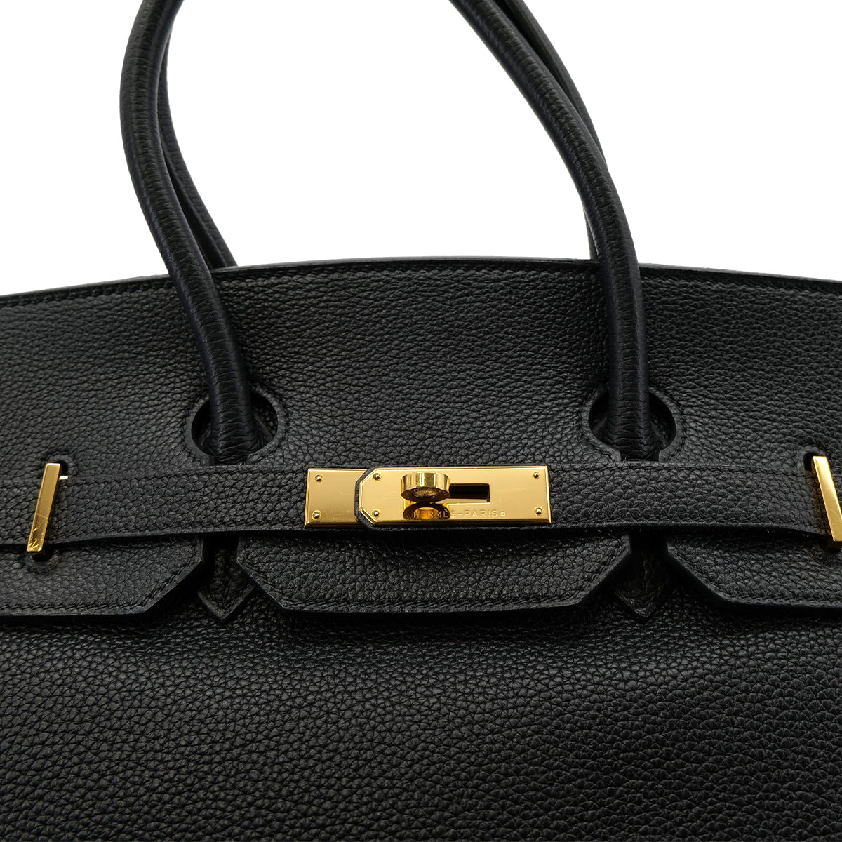 Luxury Promise Japan HERMES BIRKIN 35 BLACK TOGO HAND BAG □H GHW 90301750