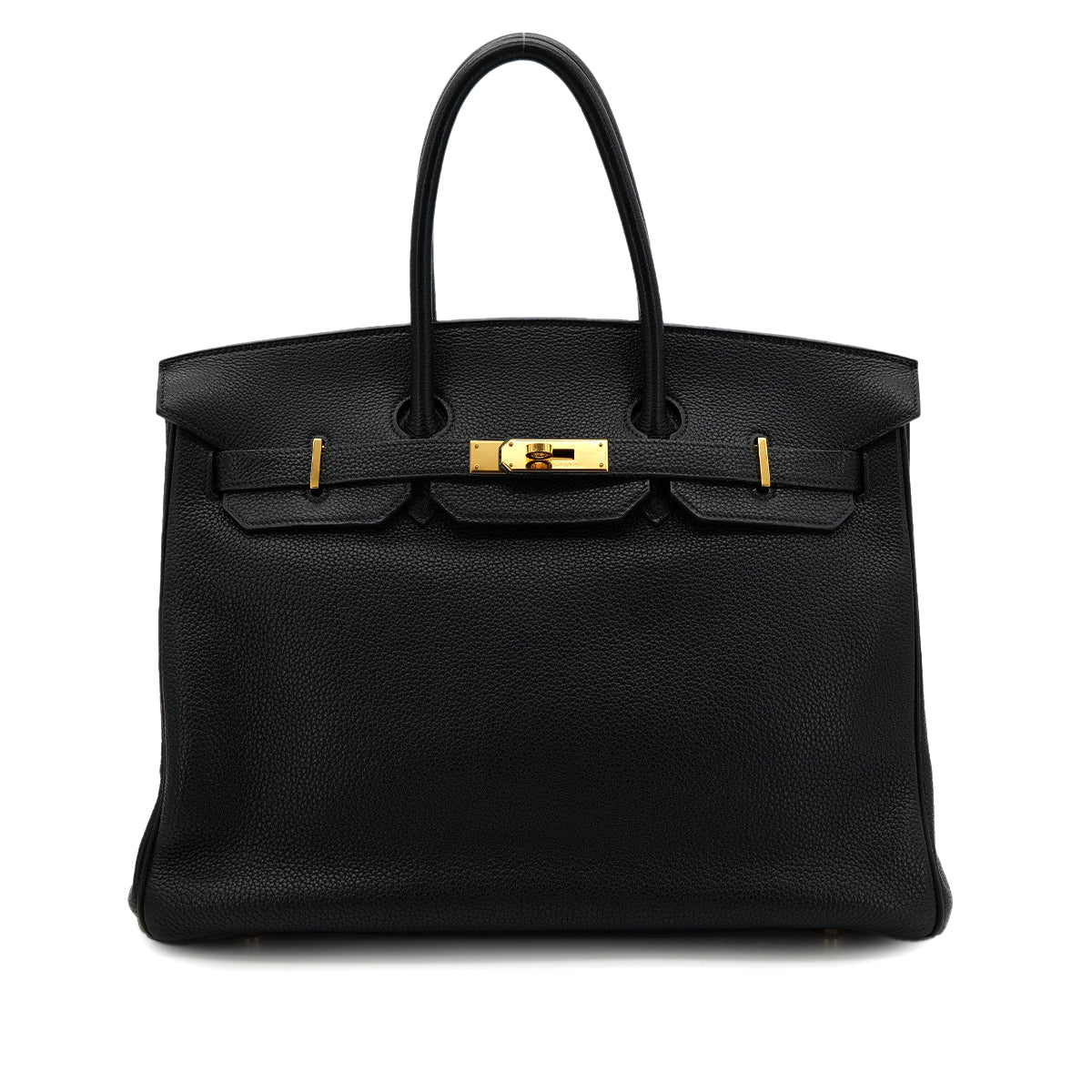 Luxury Promise Japan HERMES BIRKIN 35 BLACK TOGO HAND BAG □H GHW 90301750