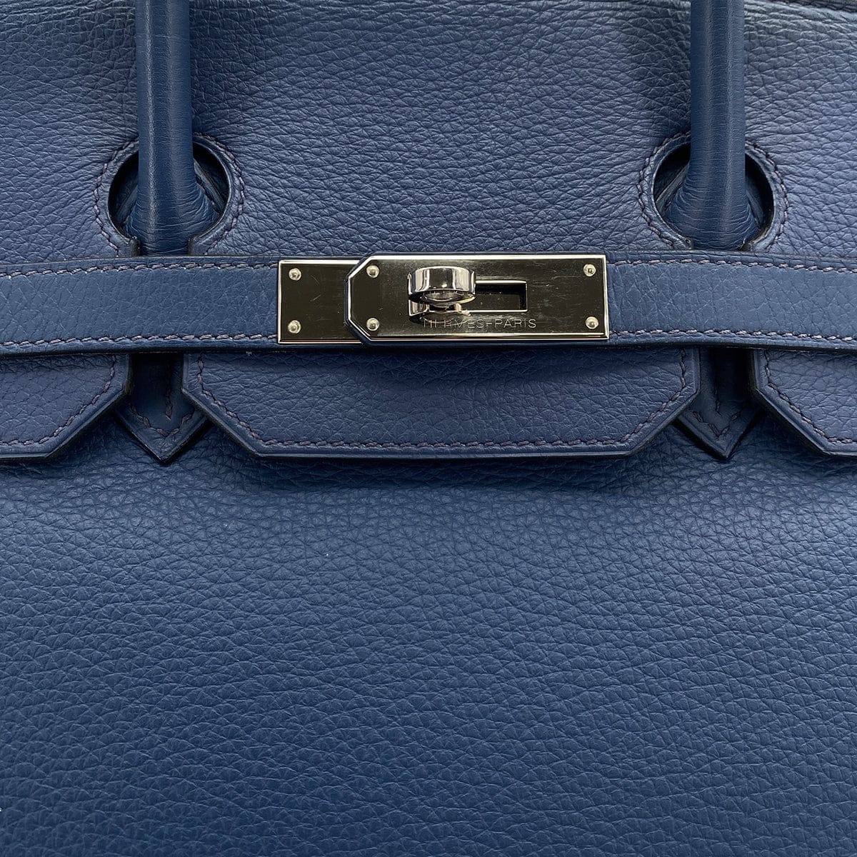 Luxury Promise Japan HERMES BIRKIN 35 BLUE BRIGHTON TAURILLON CLEMENCE HAND BAG □L PALLADIUM HARDWARE 90308967