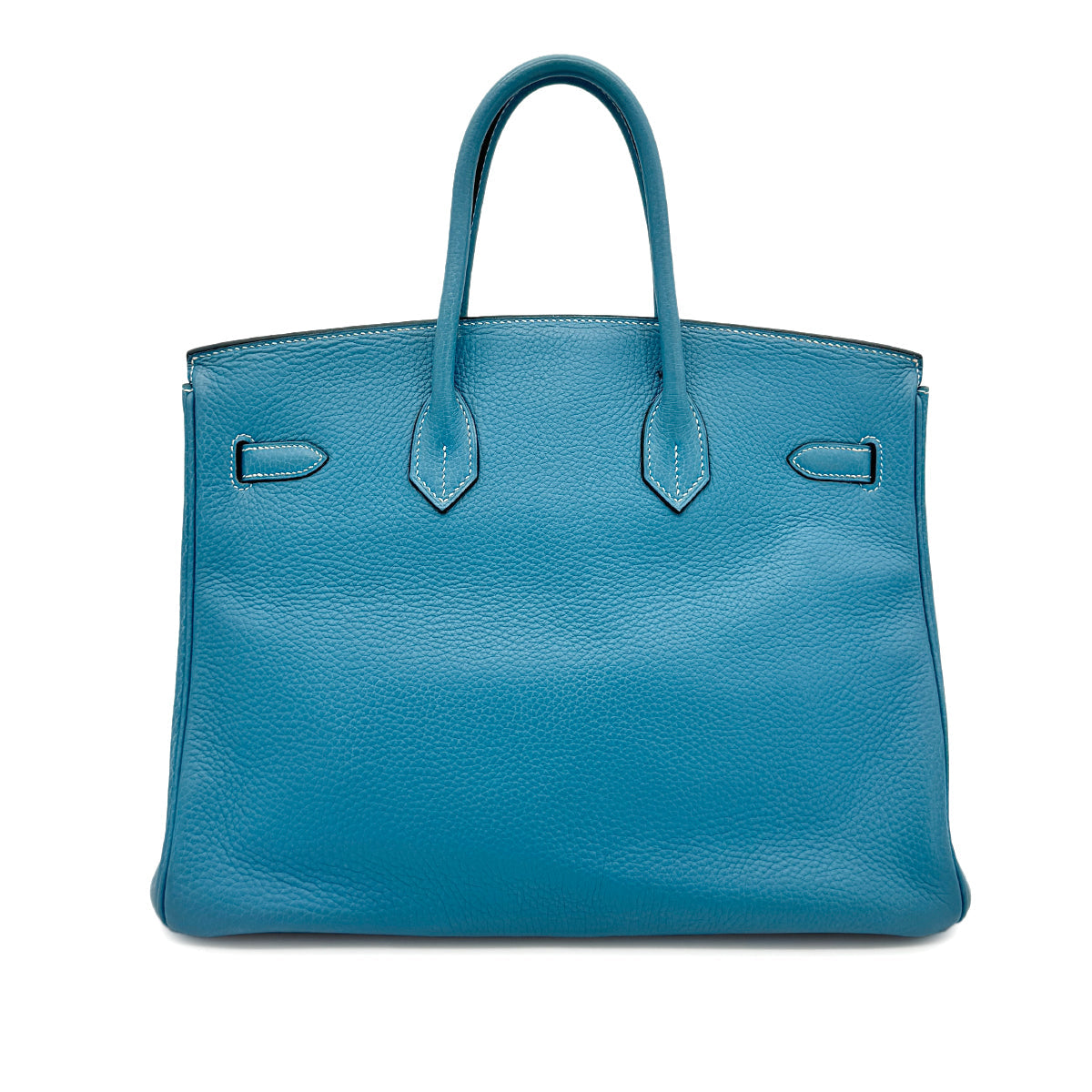 Luxury Promise Japan HERMES BIRKIN 35 BLUE JEAN TAURILLON CLEMENCE HAND BAG □J SHW 90276762