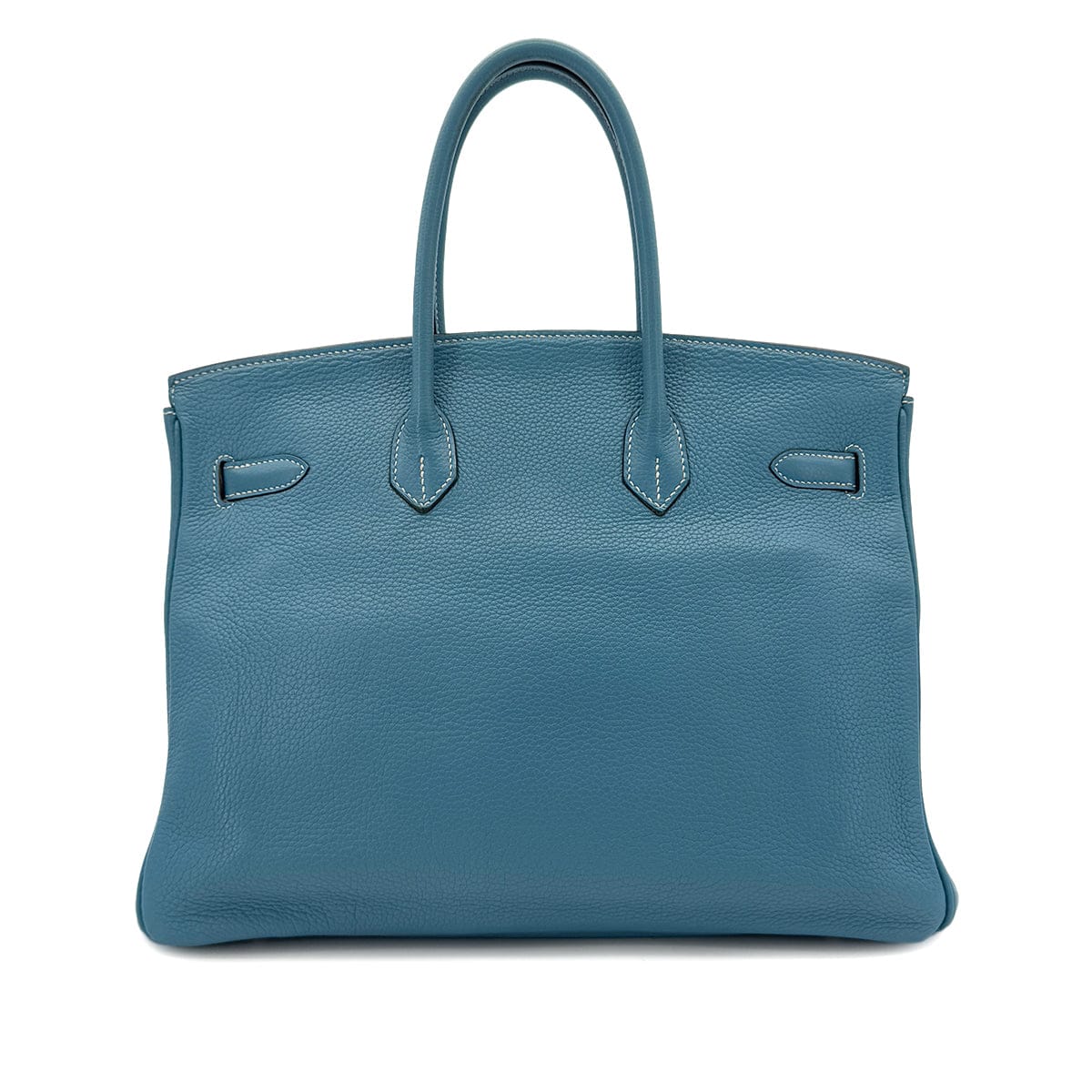 Luxury Promise Japan HERMES BIRKIN 35 BLUE JEAN TAURILLON CLEMENCE HAND BAG ▢L SHW 90286585