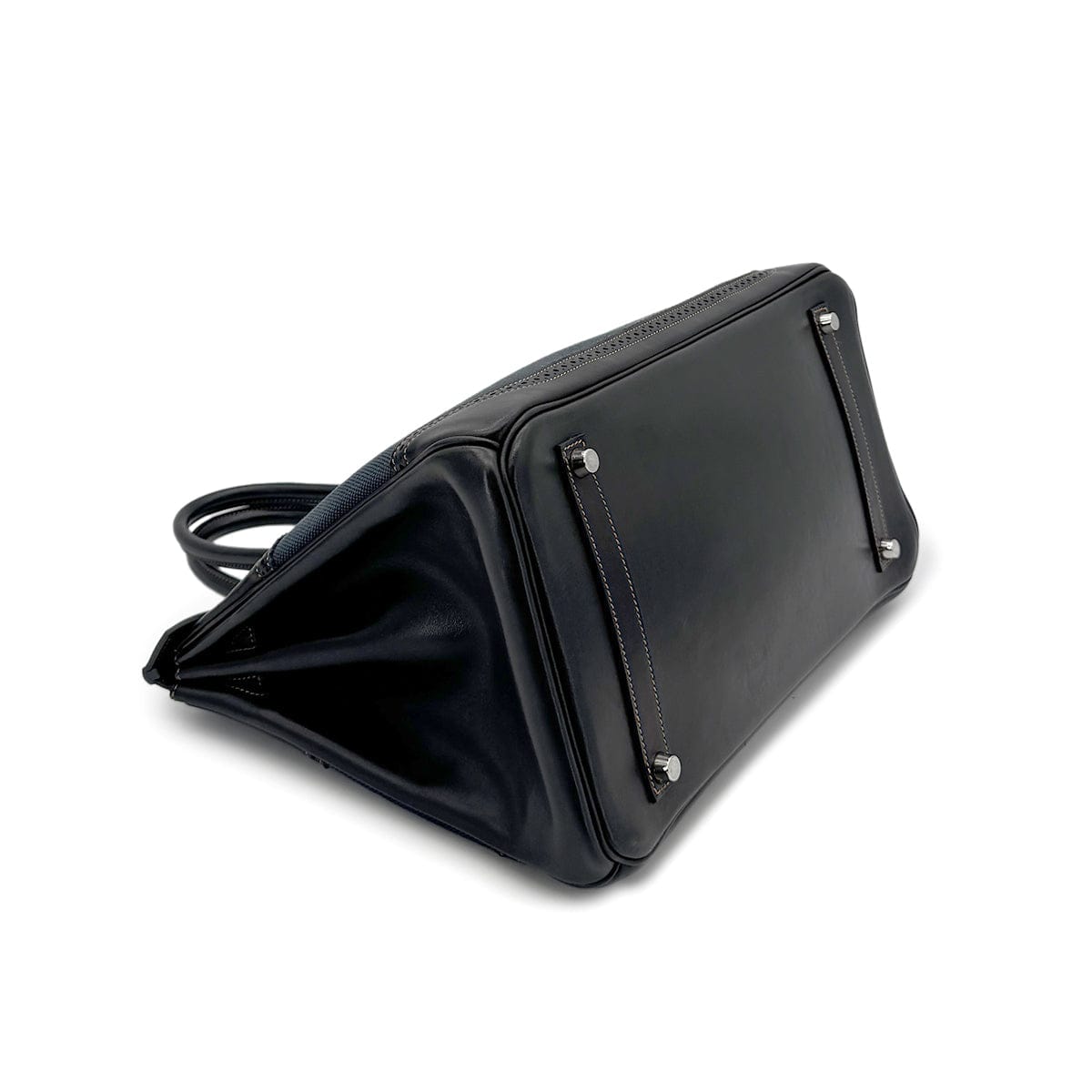 Luxury Promise Japan HERMES BIRKIN 35 GHILLIES BLACK DENIM FONC EVERCALF TOILE H HAND BAG □P SHW 90288489