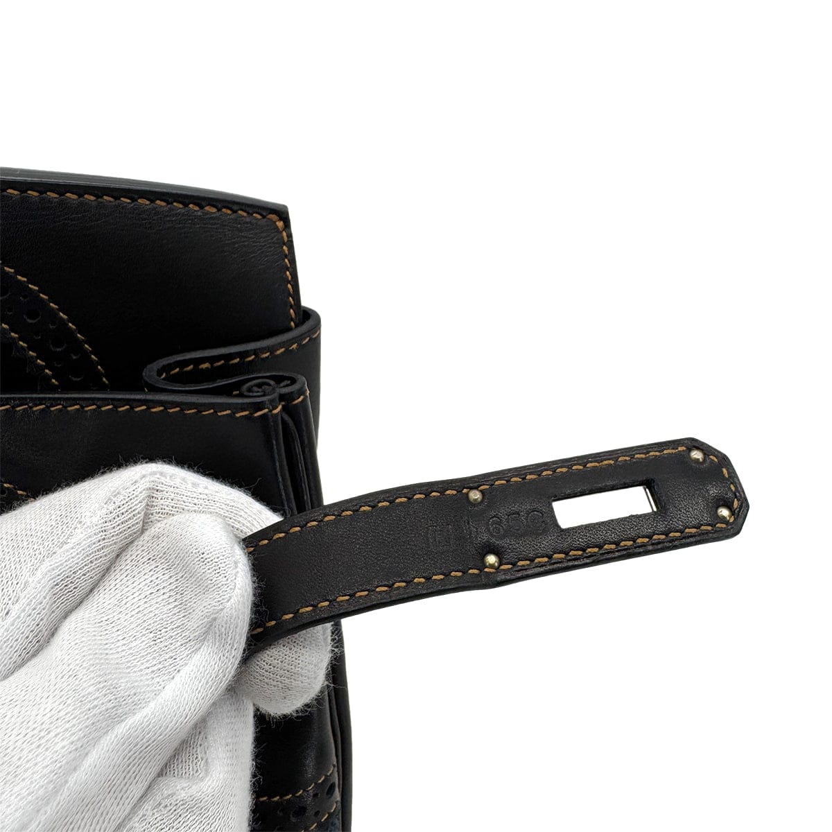 Luxury Promise Japan HERMES BIRKIN 35 GHILLIES BLACK DENIM FONC EVERCALF TOILE H HAND BAG □P SHW 90288489