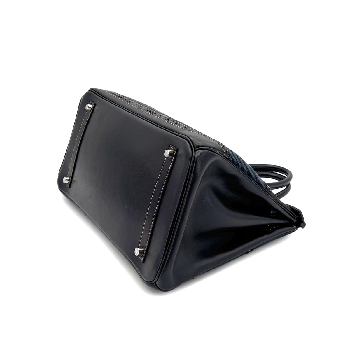 Luxury Promise Japan HERMES BIRKIN 35 GHILLIES BLACK DENIM FONC EVERCALF TOILE H HAND BAG □P SHW 90288489