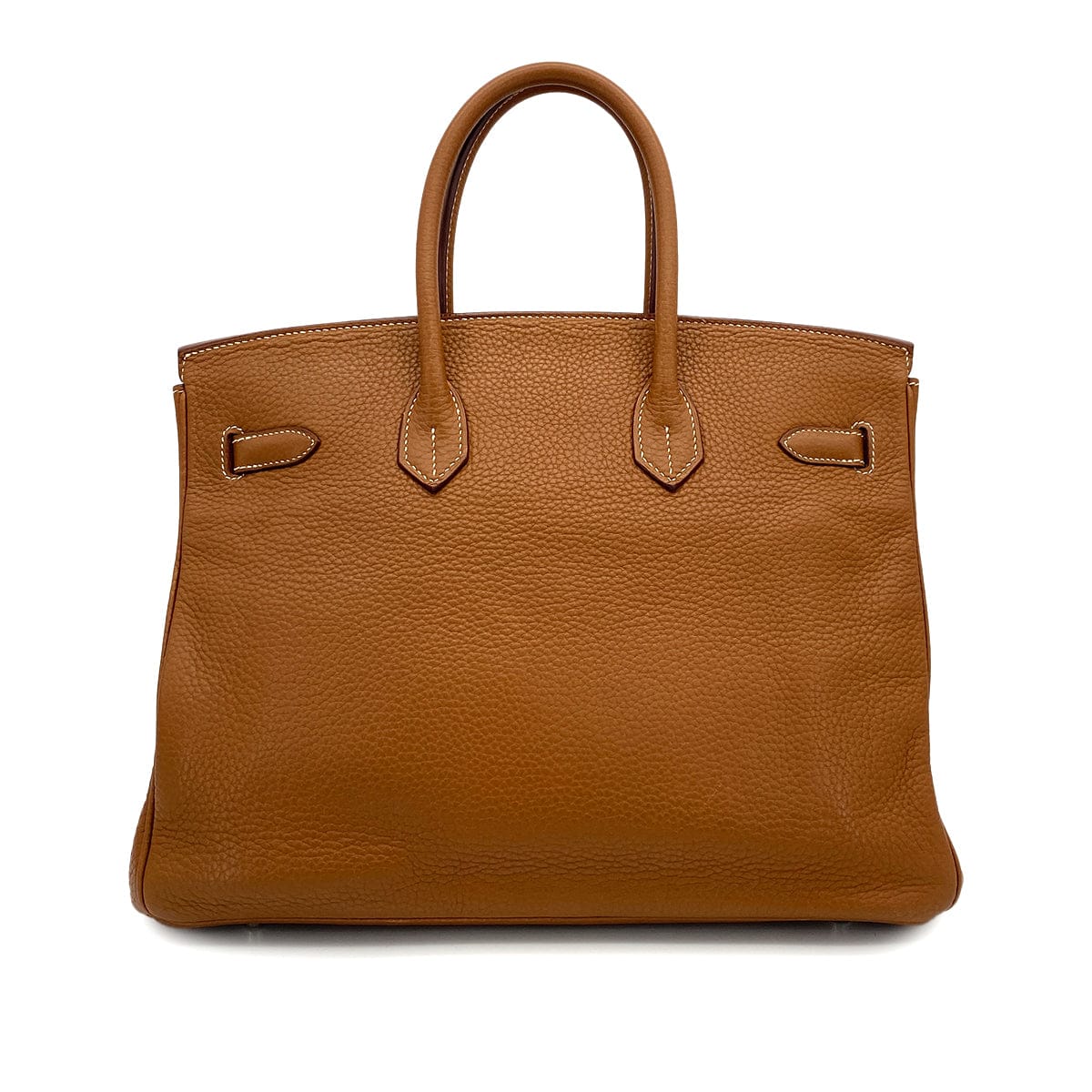 Luxury Promise Japan HERMES BIRKIN 35 GOLD TAURILLON CLEMENCE HAND BAG □L PALLADIUM HARDWARE 90310133