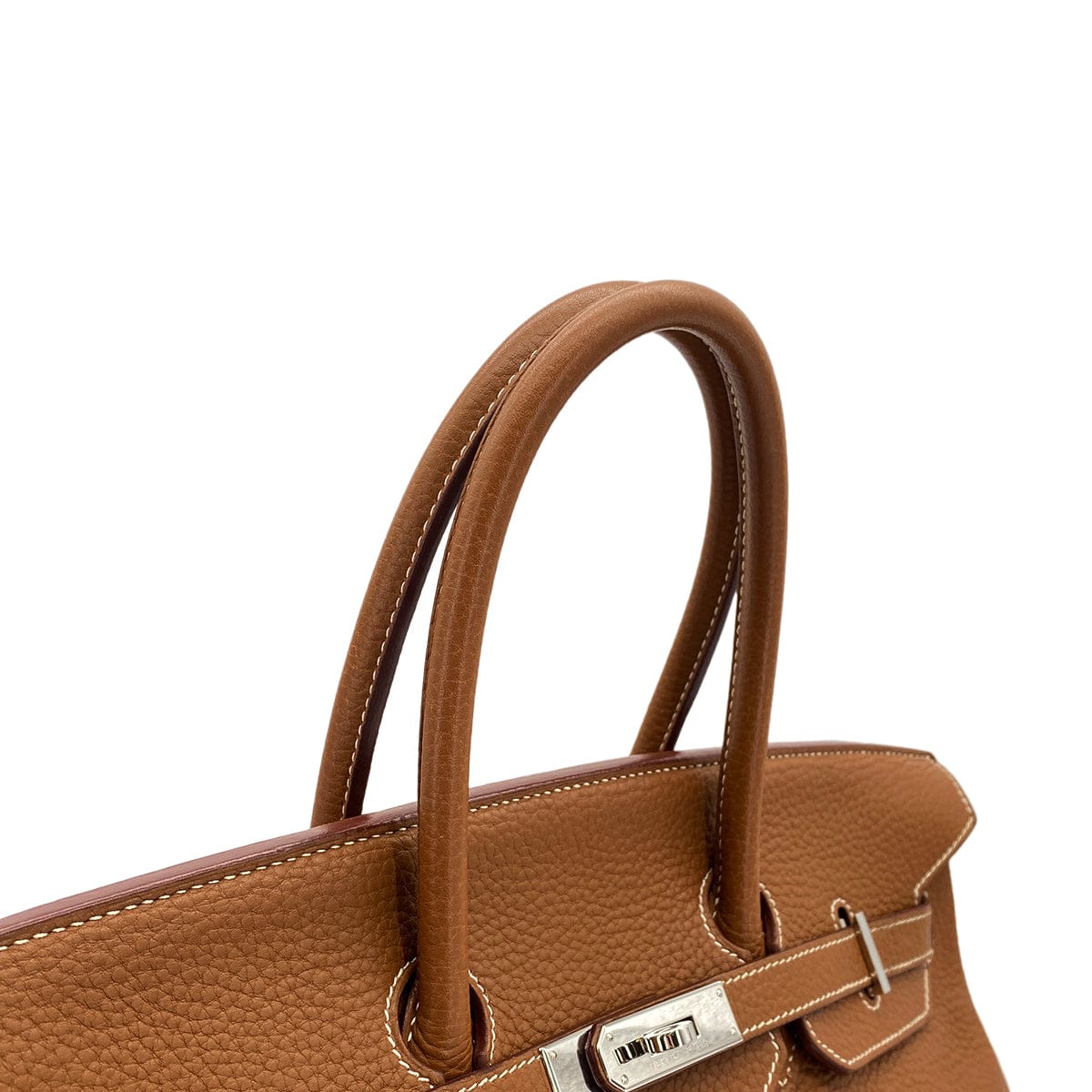 Luxury Promise Japan HERMES BIRKIN 35 GOLD TAURILLON CLEMENCE HAND BAG □L PALLADIUM HARDWARE 90310133