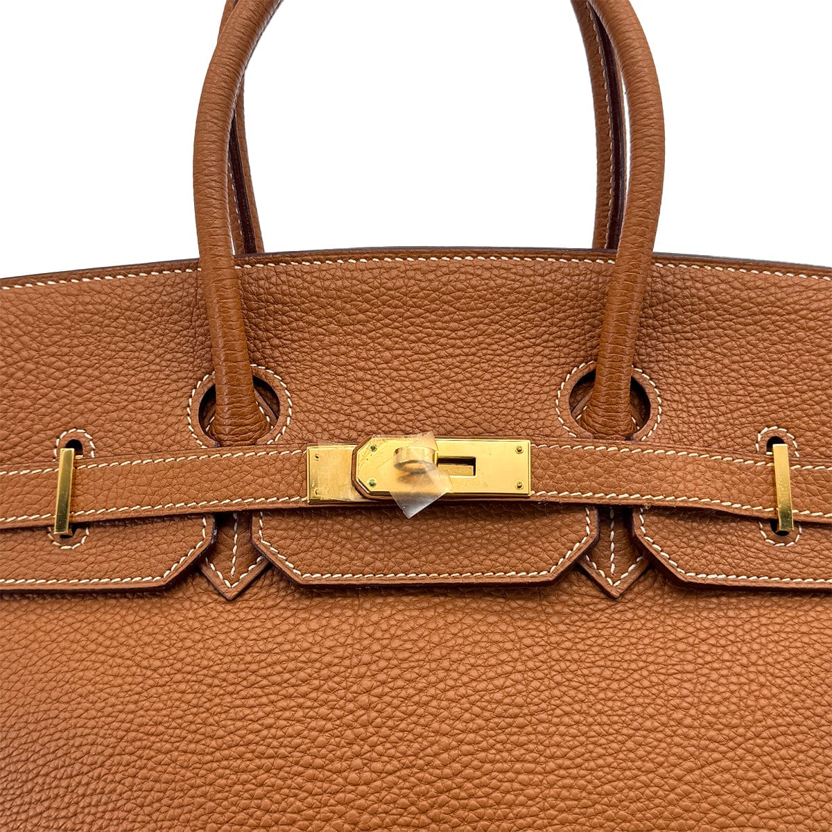 Luxury Promise Japan HERMES BIRKIN 35 GOLD TOGO HAND BAG 2006 SQUARE J GOLD HARDWARE 90313331