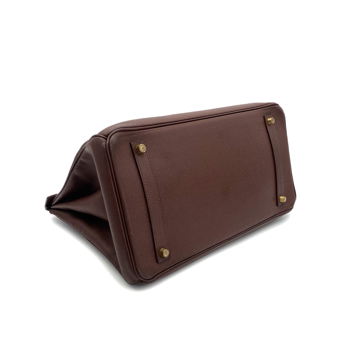 Luxury Promise Japan HERMES BIRKIN 35 HABANA COURCHEVEL HAND BAG □A GHW 90301723