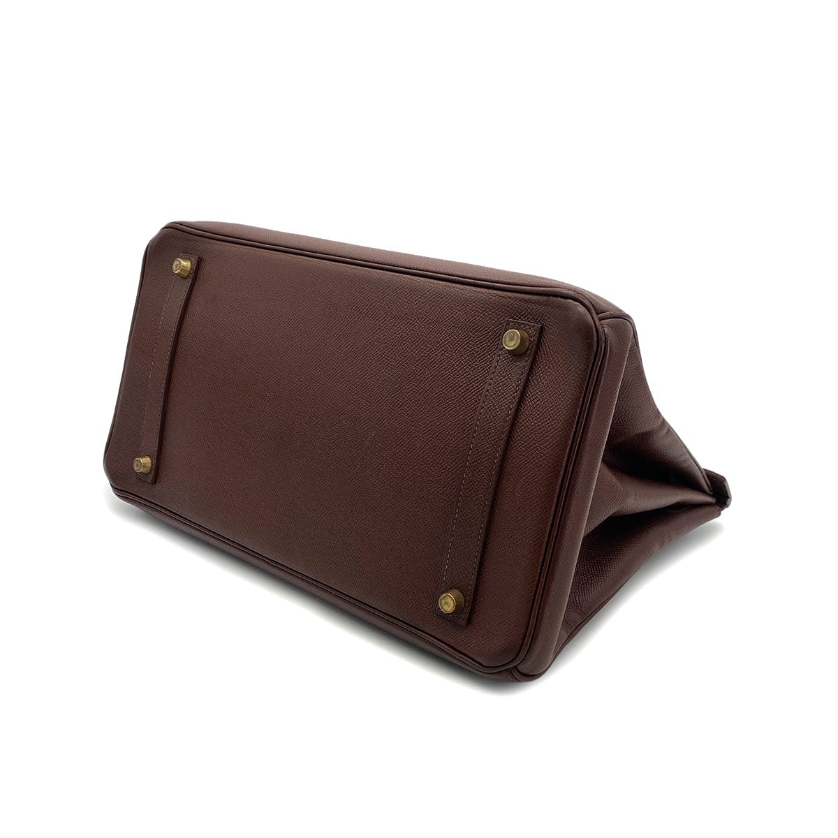 Luxury Promise Japan HERMES BIRKIN 35 HABANA COURCHEVEL HAND BAG □A GHW 90301723