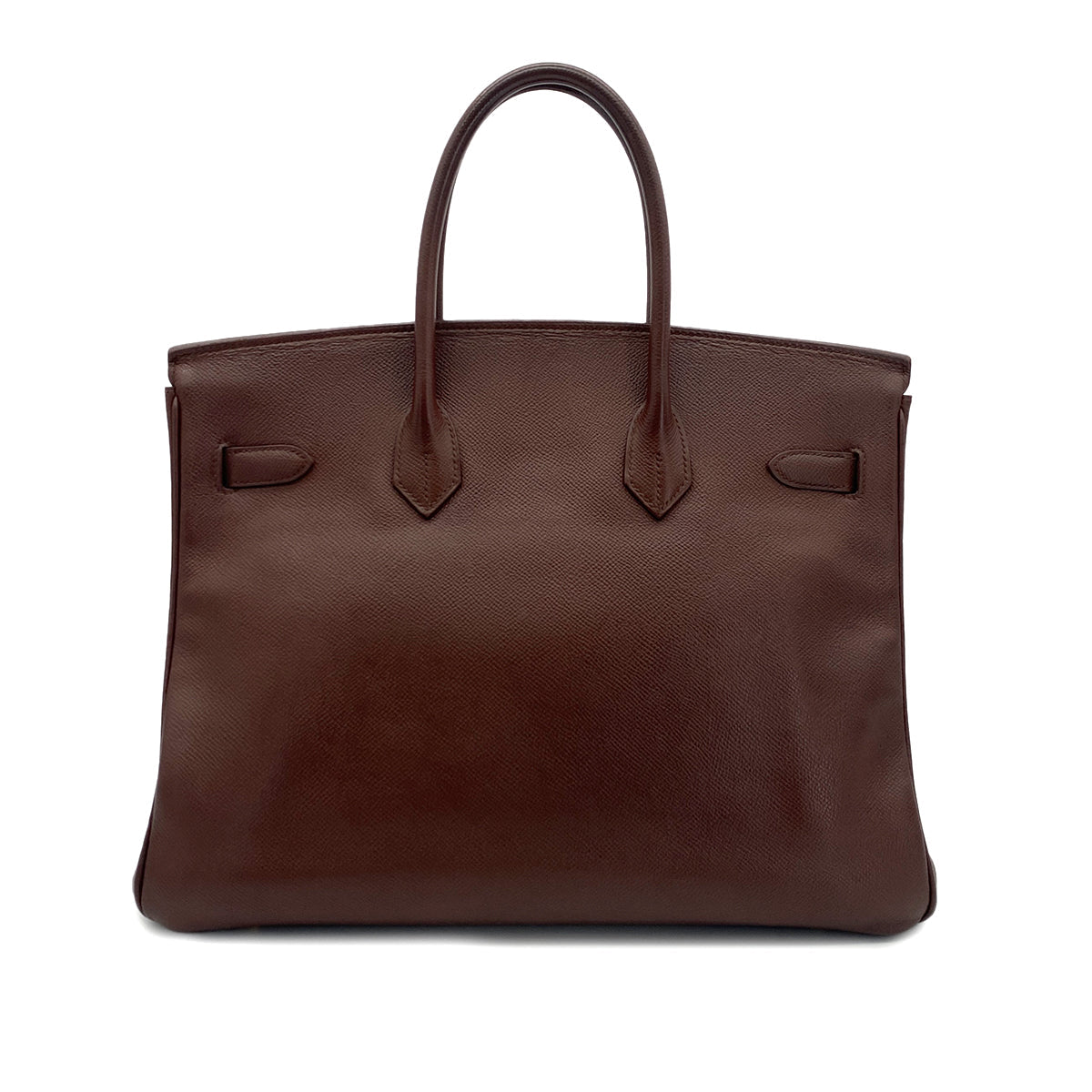 Luxury Promise Japan HERMES BIRKIN 35 HABANA COURCHEVEL HAND BAG □A GHW 90301723