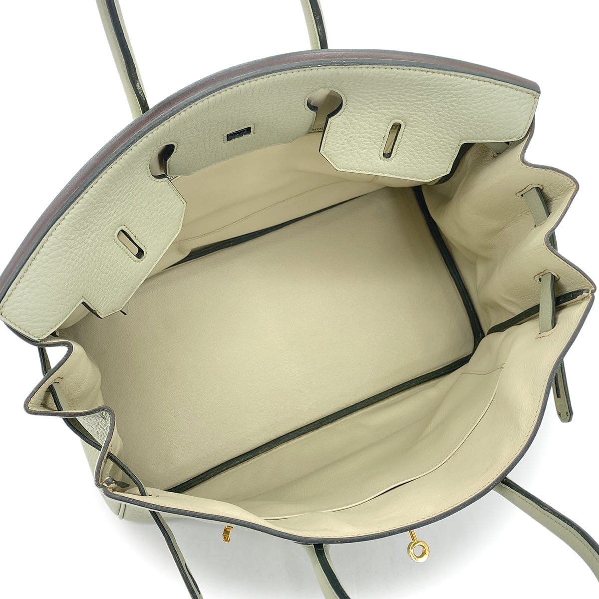 Luxury Promise Japan HERMES BIRKIN 35 LIGHT GREEN TAURILLON CLEMENCE HAND BAG ▢G GHW 90295401