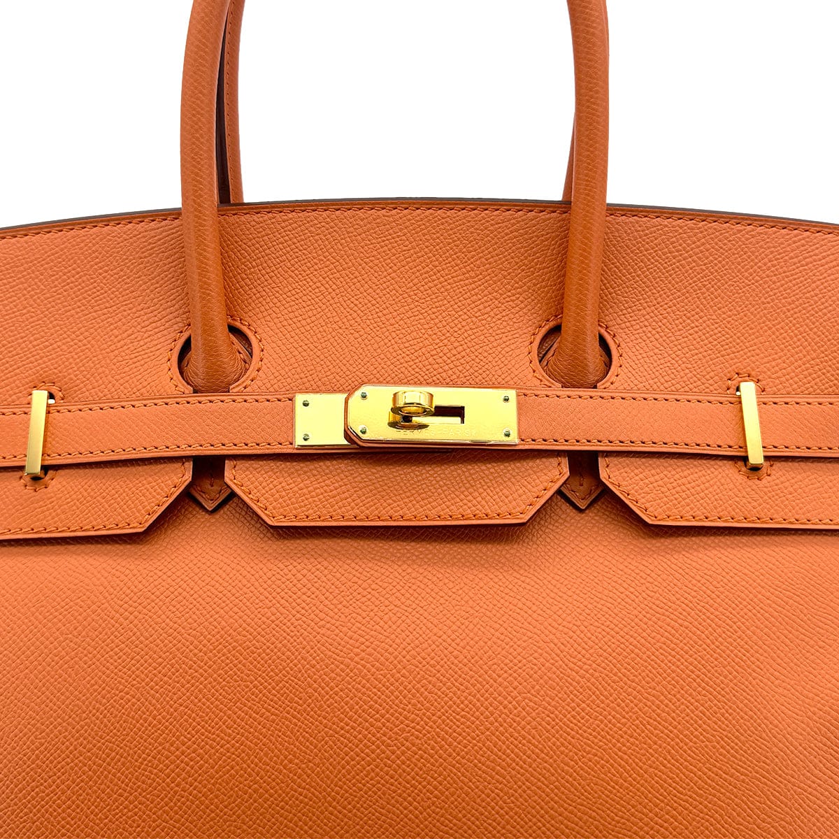 Luxury Promise Japan HERMES BIRKIN 35 MANGO EPSOM HAND BAG 2012 SQUARE P GOLD HARDWARE 90323087