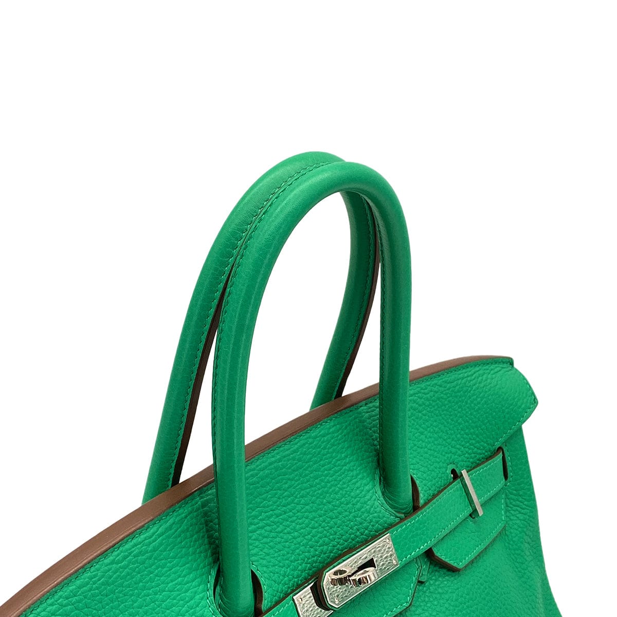 Luxury Promise Japan HERMES BIRKIN 35 MENTHE TAURILLON CLEMENCE HAND BAG 2012 SQUARE P PALLADIUM HARDWARE 90324743