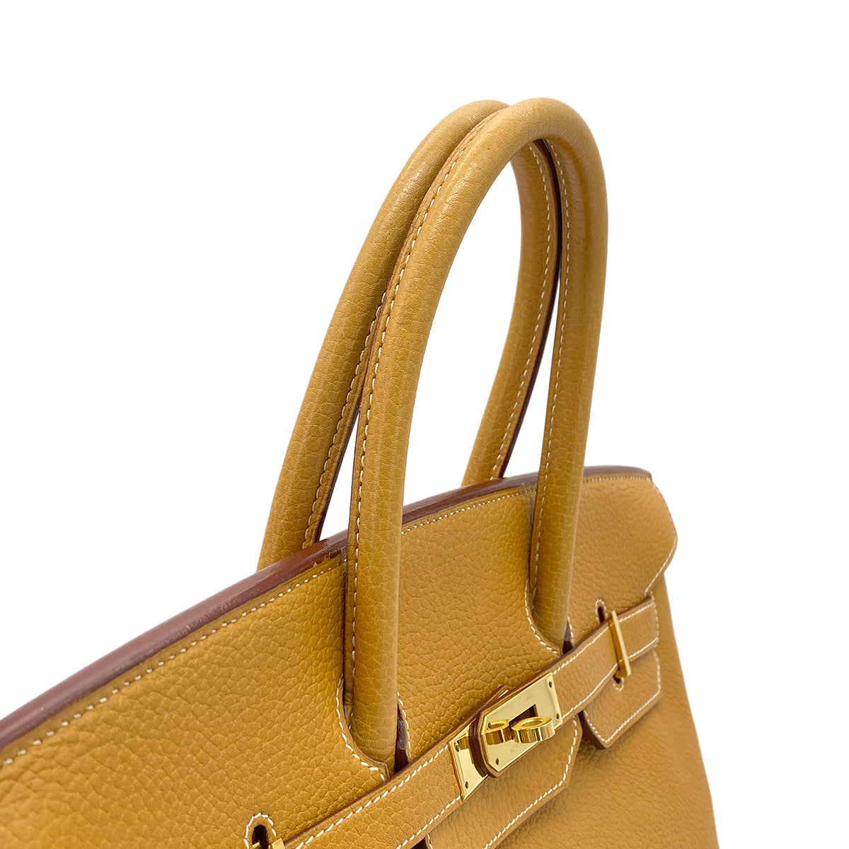 Luxury Promise Japan HERMES BIRKIN 35 NATUREL SABLE TOGO HAND BAG □C GHW 90275028