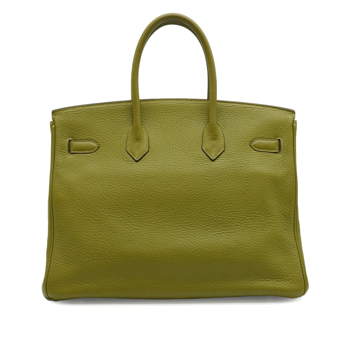 Luxury Promise Japan HERMES BIRKIN 35 PISTACHIO TOGO HAND BAG 2008 SQUARE L PALLADIUM HARDWARE 90340175