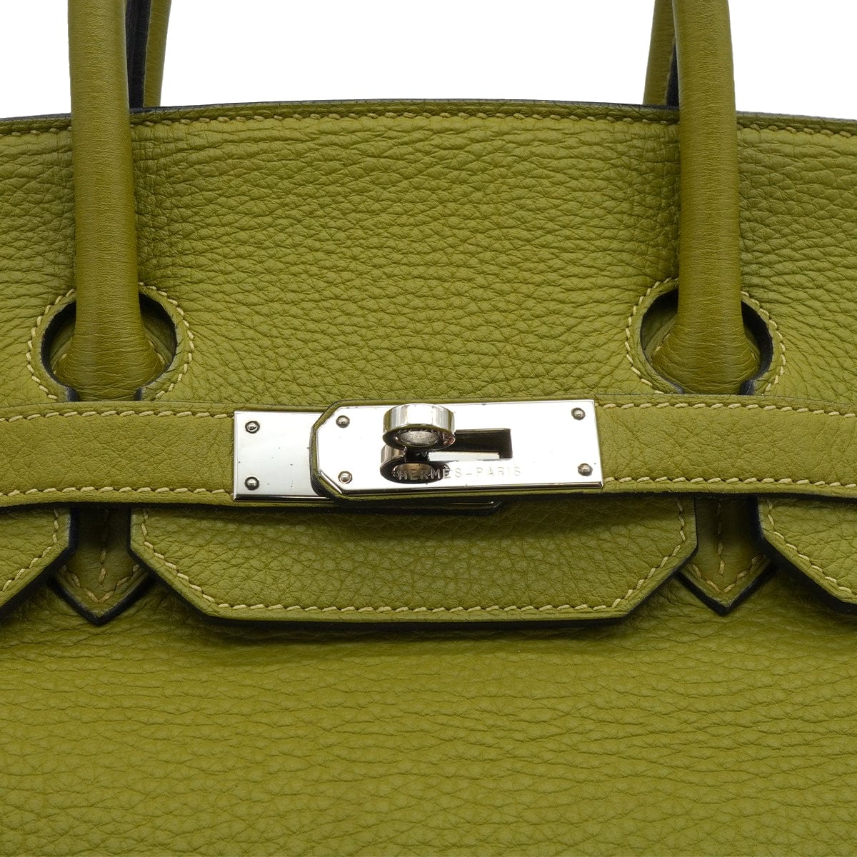 Luxury Promise Japan HERMES BIRKIN 35 PISTACHIO TOGO HAND BAG 2008 SQUARE L PALLADIUM HARDWARE 90340175