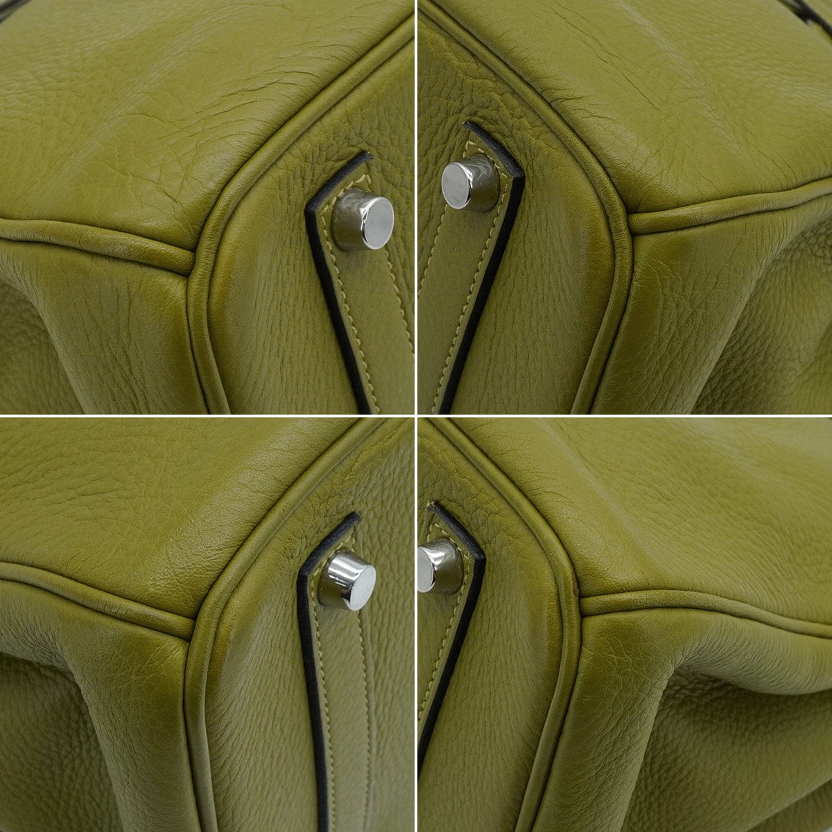 Luxury Promise Japan HERMES BIRKIN 35 PISTACHIO TOGO HAND BAG 2008 SQUARE L PALLADIUM HARDWARE 90340175