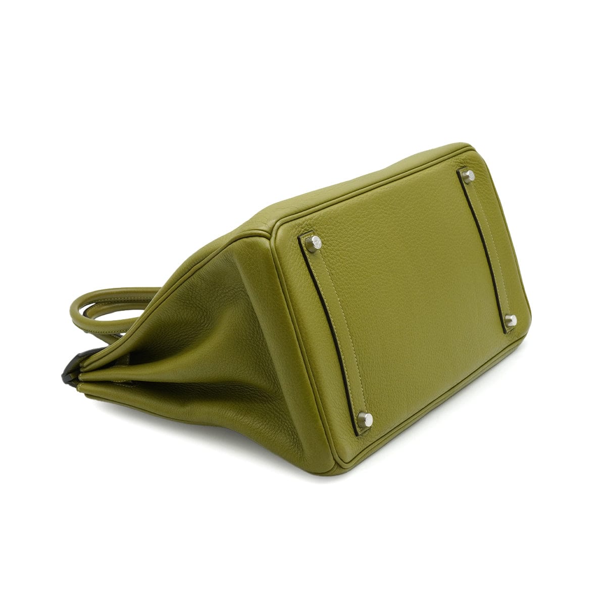 Luxury Promise Japan HERMES BIRKIN 35 PISTACHIO TOGO HAND BAG 2008 SQUARE L PALLADIUM HARDWARE 90340175