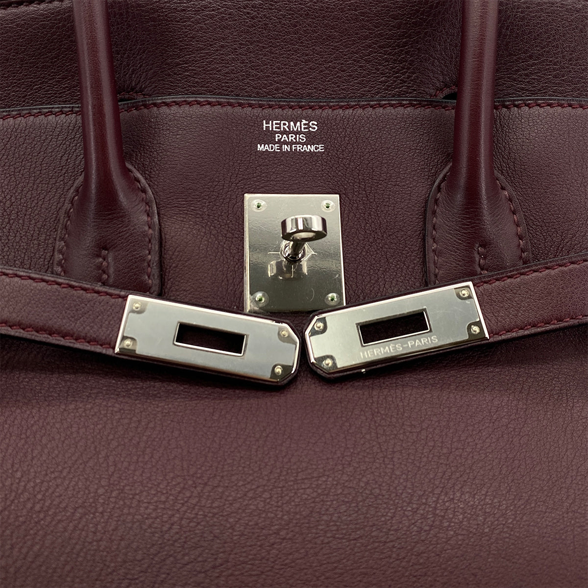 Luxury Promise Japan HERMES BIRKIN 35 PRUNE EVERCOLOR HAND BAG □N SHW 90301651
