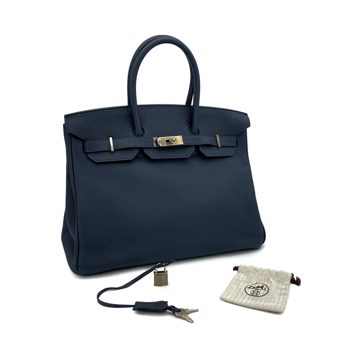 Luxury Promise Japan HERMES BIRKIN 35 VERSO BLUE NUIT ORANGE POPPY TOGO HAND BAG 2017 A PALLADIUM HARDWARE 90311827
