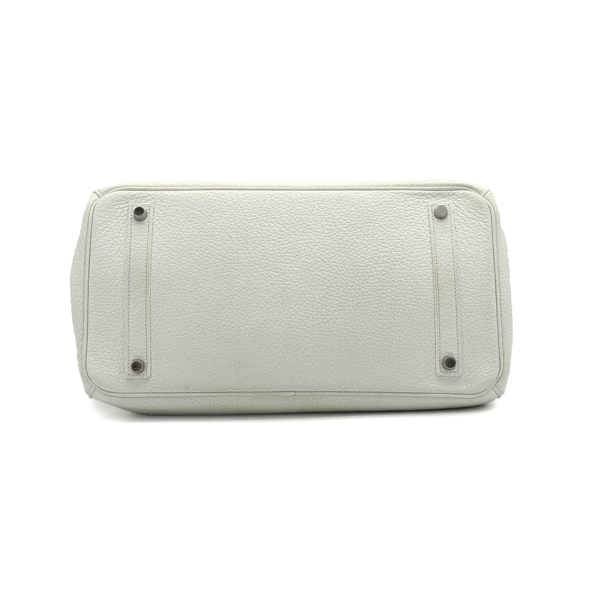 Luxury Promise Japan HERMES BIRKIN 35 WHITE TAURILLON CLEMENCE HAND BAG 2006 SQUARE J PALLADIUM HARDWARE 90338298