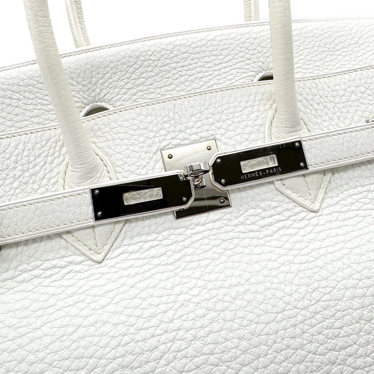 Luxury Promise Japan HERMES BIRKIN 35 WHITE TAURILLON CLEMENCE HAND BAG ▢I SHW 90292987