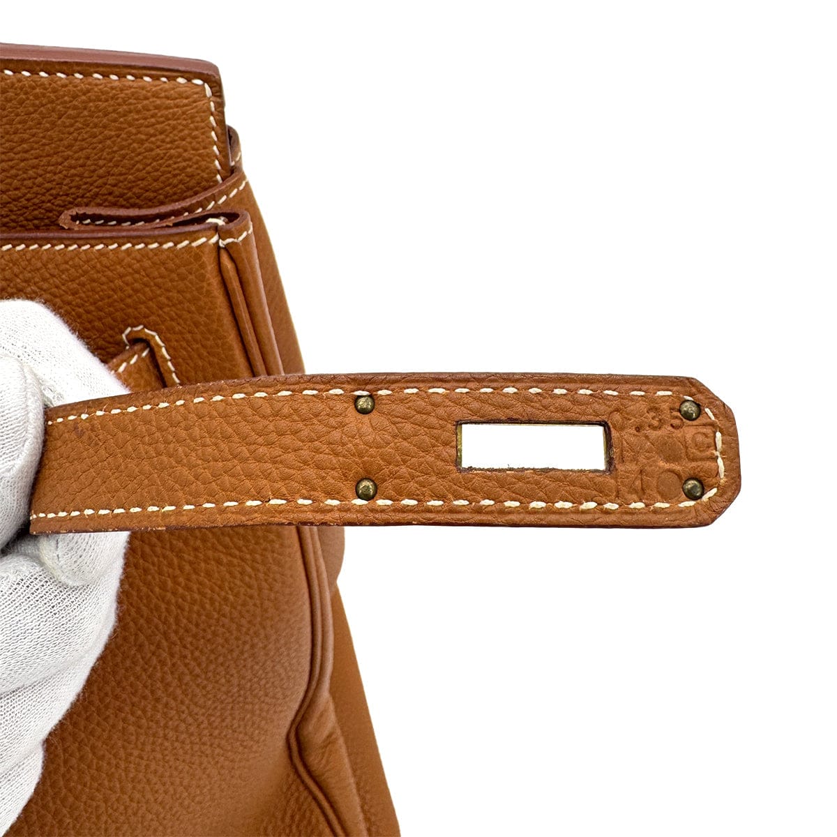 Luxury Promise Japan HERMES BIRKIN 40 GOLD TOGO HAND BAG 1999 SQUARE C GOLD HARDWARE 90312701