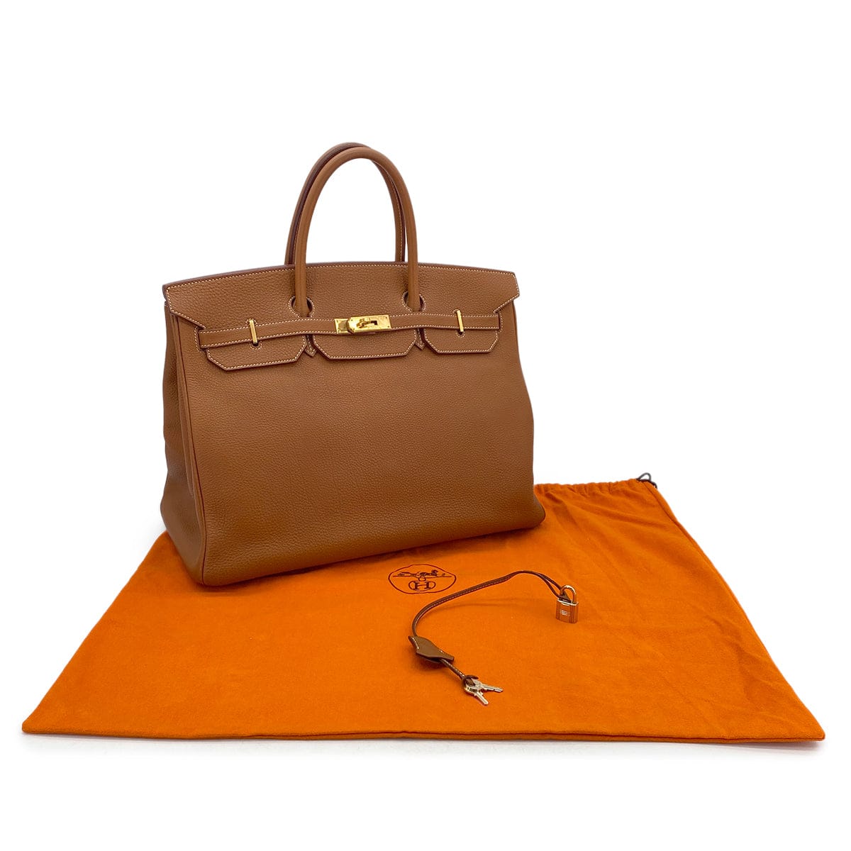 Luxury Promise Japan HERMES BIRKIN 40 GOLD TOGO HAND BAG □F GOLD HARDWARE 90299553