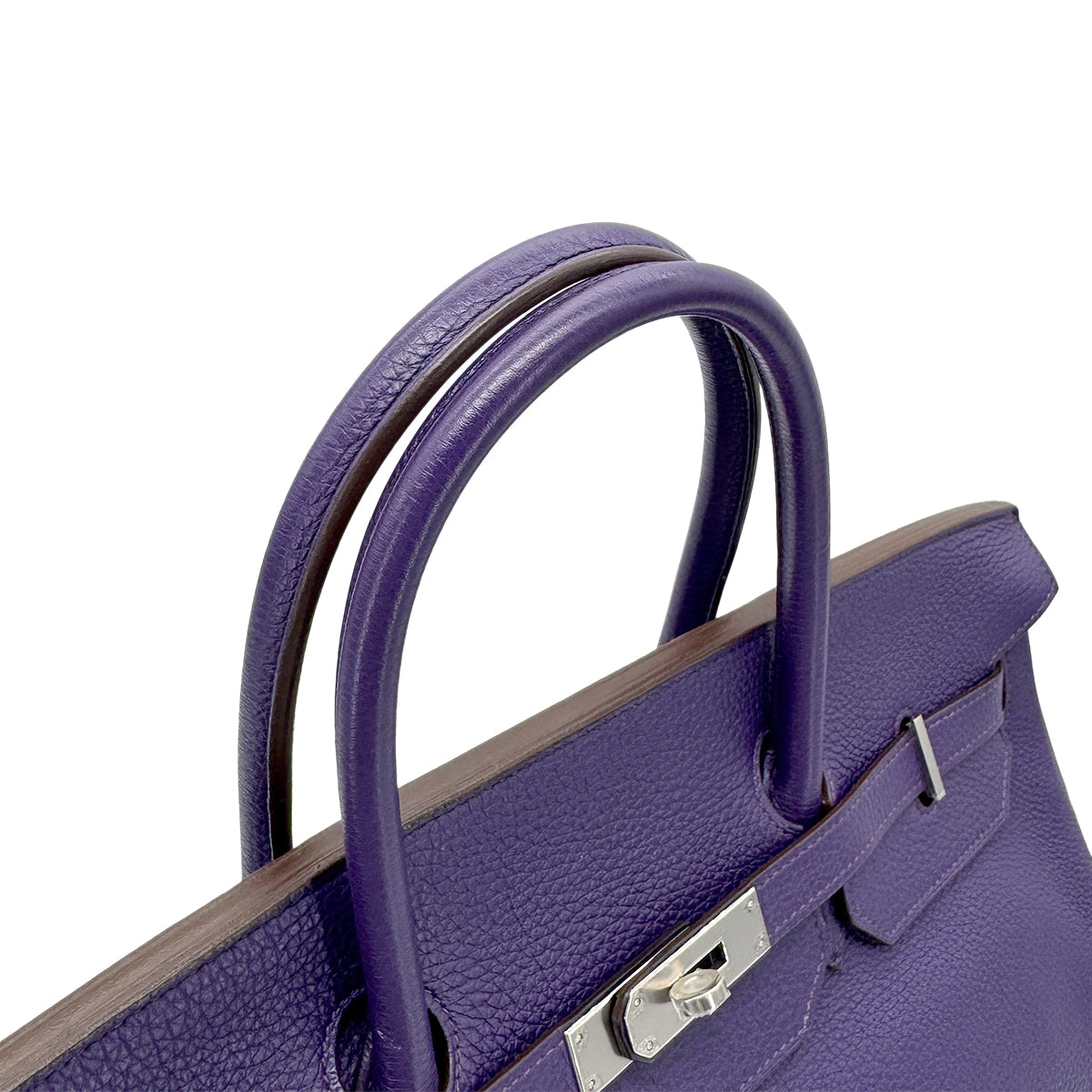 Luxury Promise Japan HERMES BIRKIN 40 IRIS TOGO HAND BAG □N PALLADIUM HARDWARE 90274417