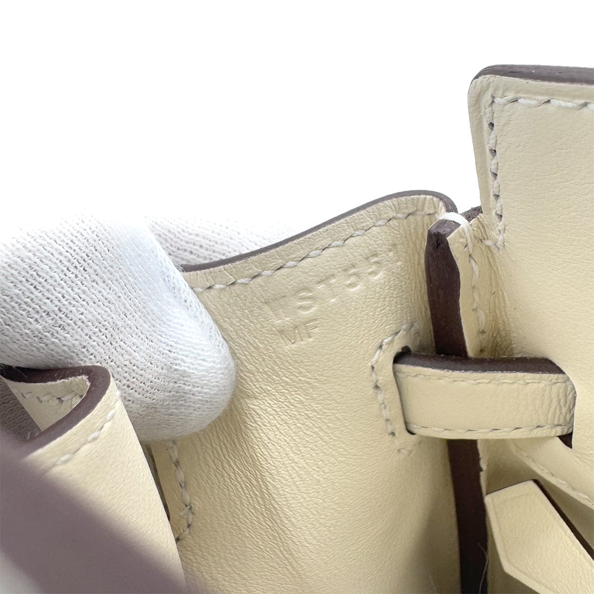 Luxury Promise Japan HERMES BIRKIN SHADOW 25 NATA SWIFT HAND BAG W 90284150