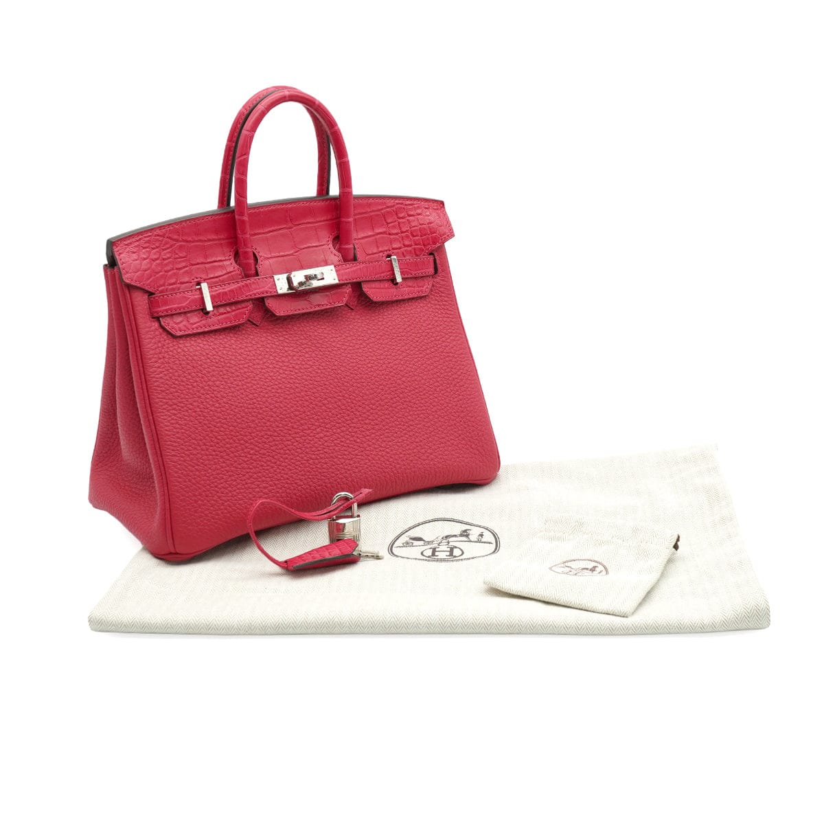 Luxury Promise Japan HERMES BIRKIN TOUCH 25 FRAM BOISE TOGO ALLIGATOR HAND BAG 2021 Z STAMP PALLADIUM HARDWARE 90343841
