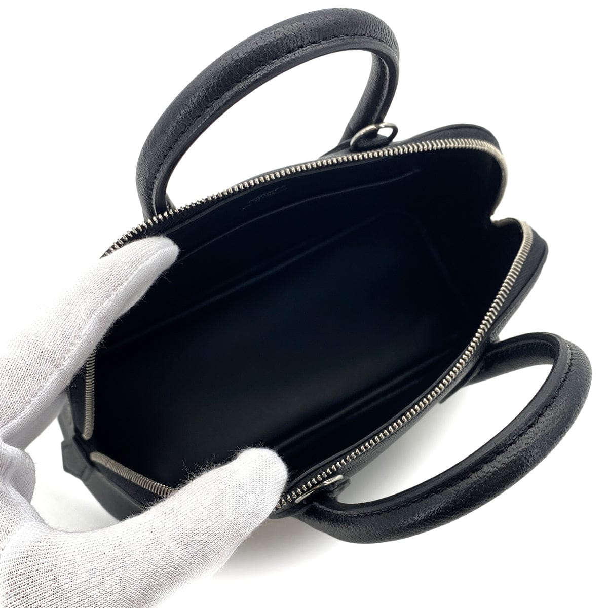 Luxury Promise Japan HERMES BOLIDE 1923 MINI 18 PIQUE COLL 100TH ANNIVERSARY EDITION HAND SHOULDER BAG BLACK CHEVRE MYSORE VEAU SWIFT 2024 W STAMP PALLADIUM HARDWARE 90317608