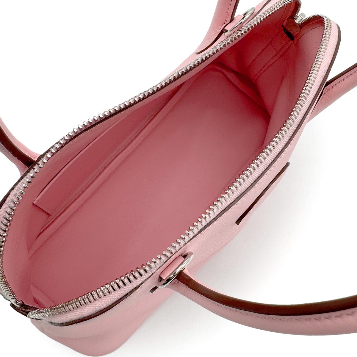 Luxury Promise Japan HERMES BOLIDE 27 ROSE SAKURA VEAU SWIFT HAND SHOULDER BAG 2016 X STAMP PALLADIUM HARDWARE 90313539