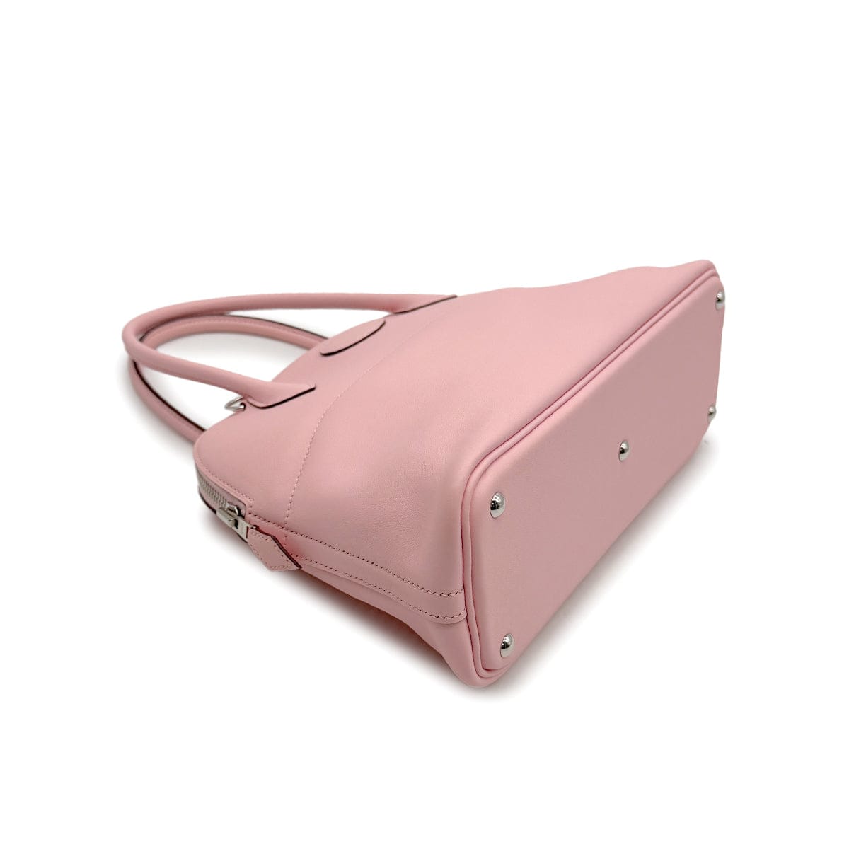 Luxury Promise Japan HERMES BOLIDE 27 ROSE SAKURA VEAU SWIFT HAND SHOULDER BAG 2016 X STAMP PALLADIUM HARDWARE 90313539