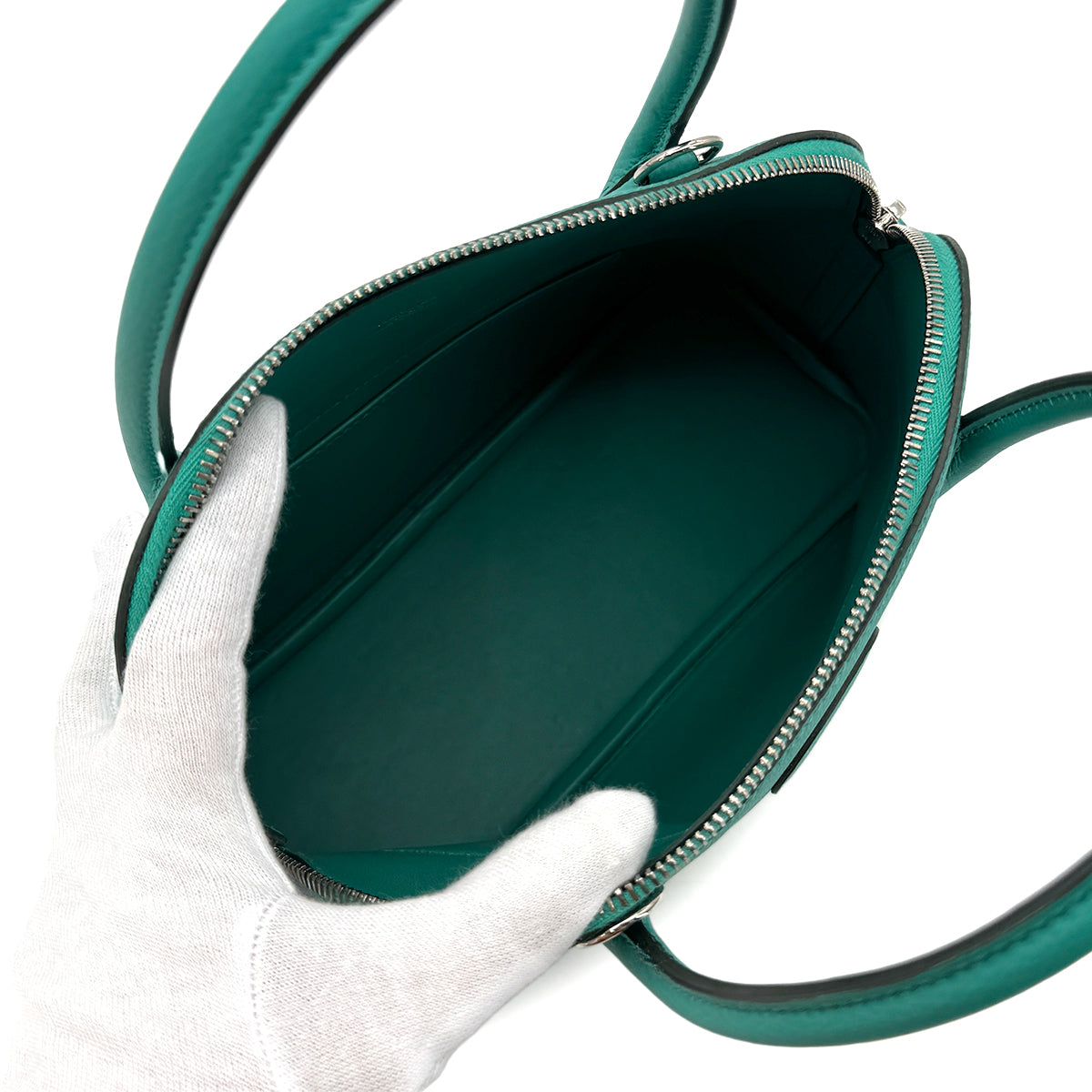 Luxury Promise Japan HERMES BOLIDE 27 VERT VERONE EPSOM HAND SHOULDER BAG D SHW 90299749