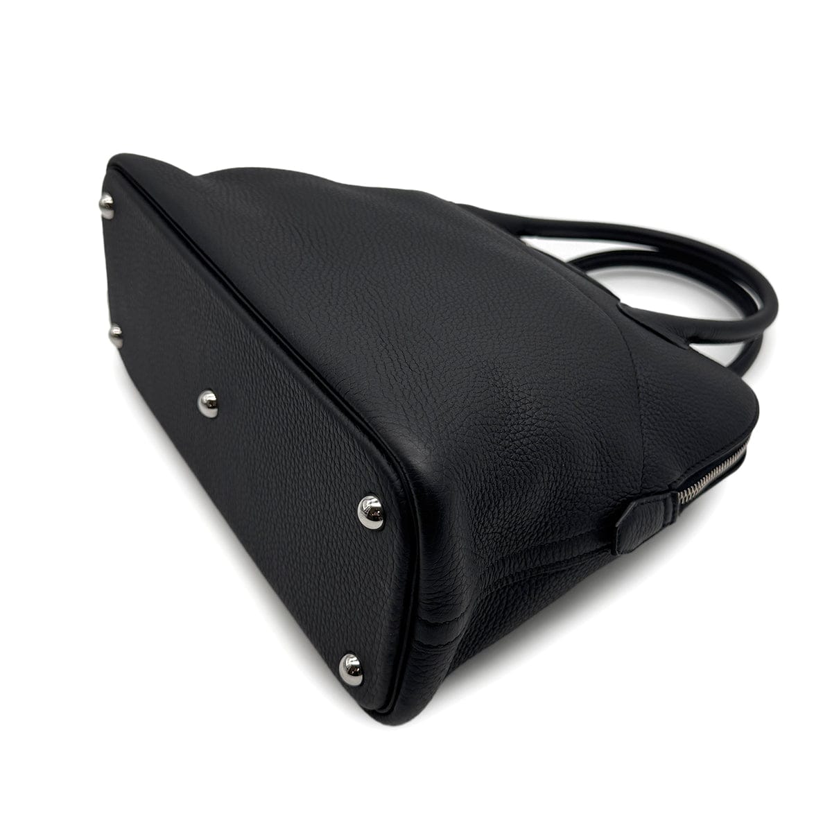 Luxury Promise Japan HERMES BOLIDE 31 BLACK TAURILLON CLEMENCE HAND SHOULDER BAG 2012 SQUARE P PALLADIUM HARDWARE 90313852