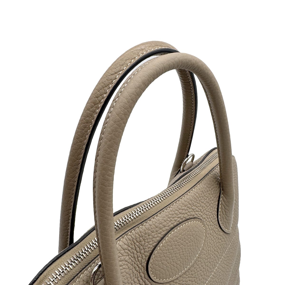 Luxury Promise Japan HERMES BOLIDE 31 GRIS TOURTERELLE TAURILLON CLEMENCE HAND SHOULDER BAG 2015 T STAMP PALLADIUM HARDWARE 90317782