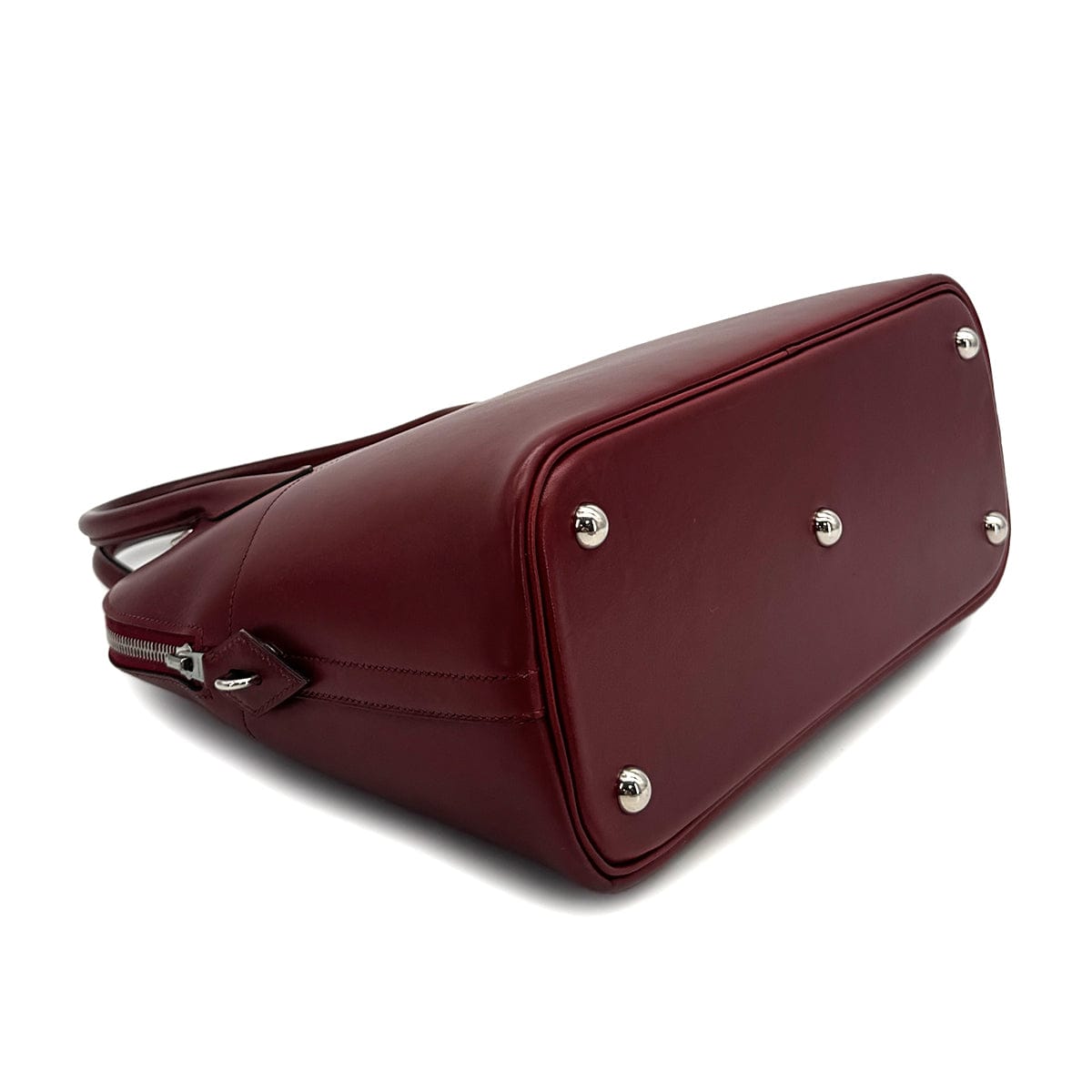 Luxury Promise Japan HERMES BOLIDE 31 ROUGE H BOXCALF HAND SHOULDER BAG 2000 SQUARE D PALLADIUM HARDWARE 90323086