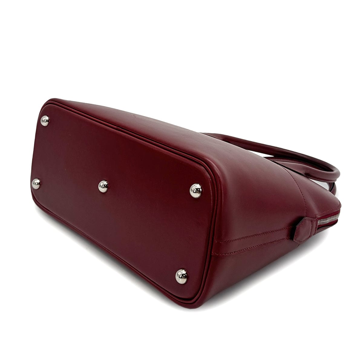 Luxury Promise Japan HERMES BOLIDE 31 ROUGE H BOXCALF HAND SHOULDER BAG 2000 SQUARE D PALLADIUM HARDWARE 90323086
