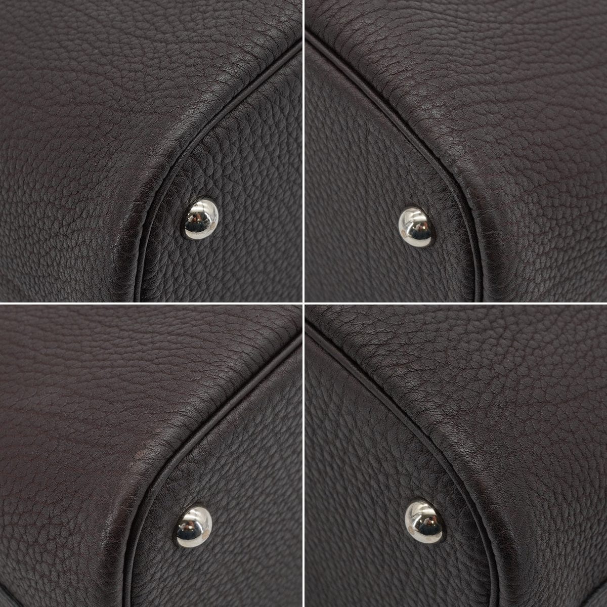 Luxury Promise Japan HERMES BOLIDE 35 EBENE FJORD HAND SHOULDER BAG 2006 SQUARE J PALLADIUM HARDWARE 90348414