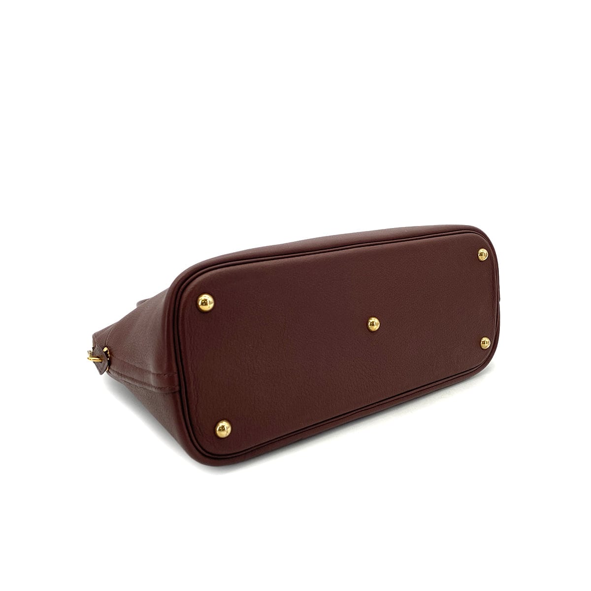 Luxury Promise Japan HERMES BOLIDE 35 HABANA TOGO HAND BAG □A GHW 90298320