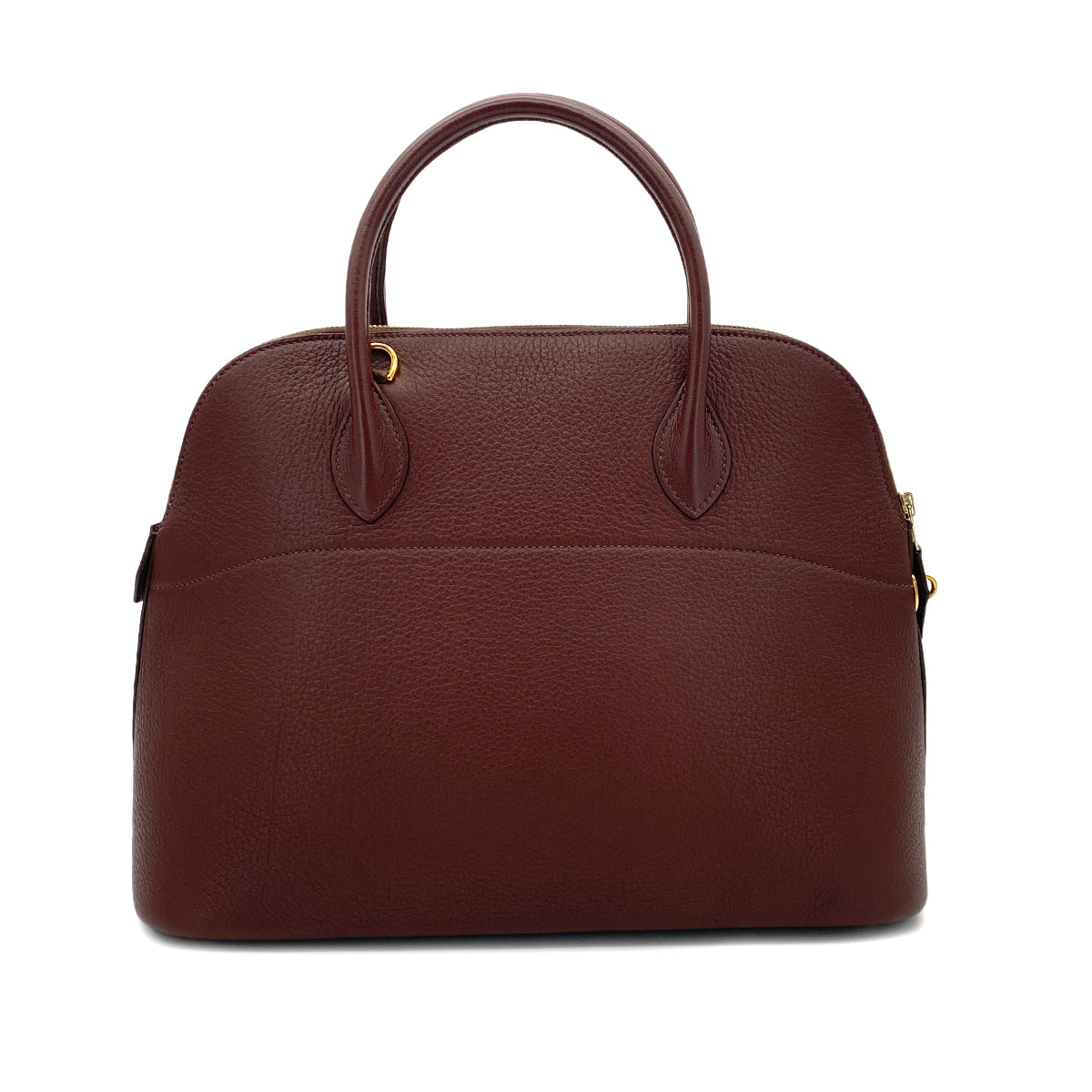 Luxury Promise Japan HERMES BOLIDE 35 HABANA TOGO HAND BAG □A GHW 90298320