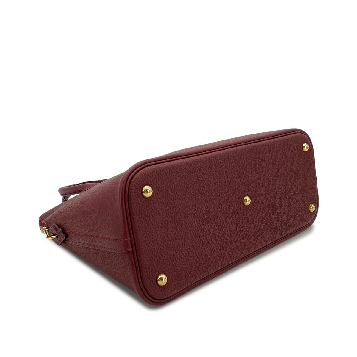 Luxury Promise Japan HERMES BOLIDE 35 ROUGE H FJORD HAND SHOULDER BAG □D GHW 90294969