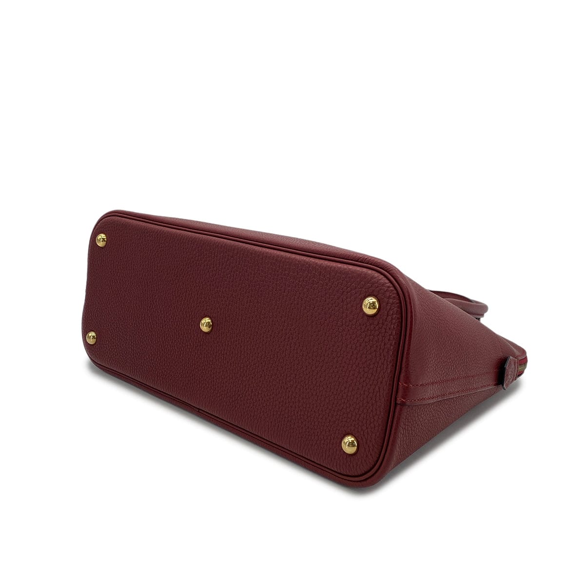 Luxury Promise Japan HERMES BOLIDE 35 ROUGE H FJORD HAND SHOULDER BAG □D GHW 90294969